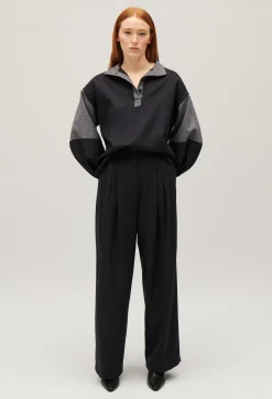 Blouse Ample Gris Fonce^Claudie Pierlot Flash Sale