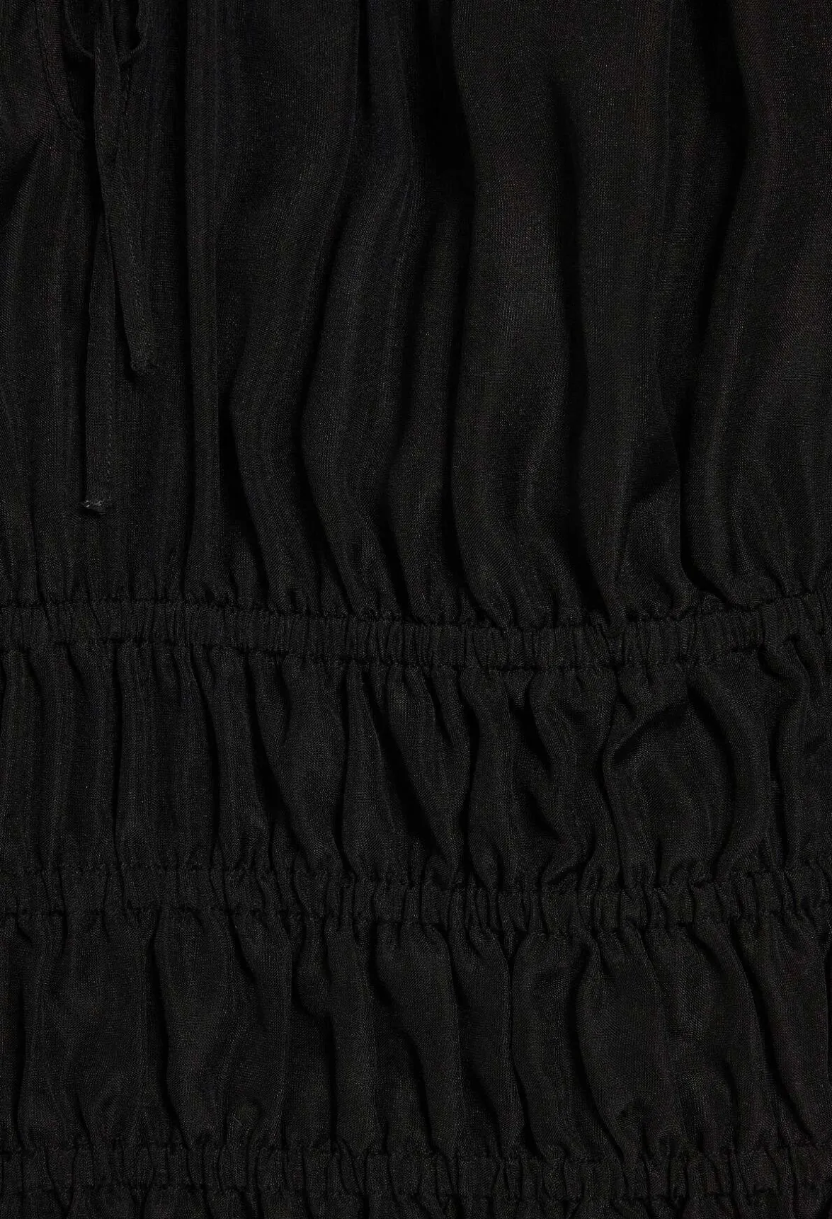 Blouse Courte Volants Noire^Claudie Pierlot Store