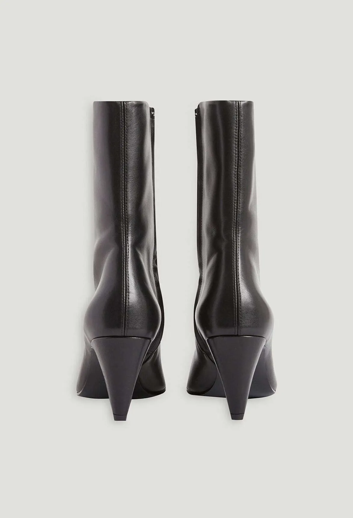 Bottines Cuir Noir^Claudie Pierlot New