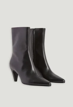 Bottines Cuir Noir^Claudie Pierlot New