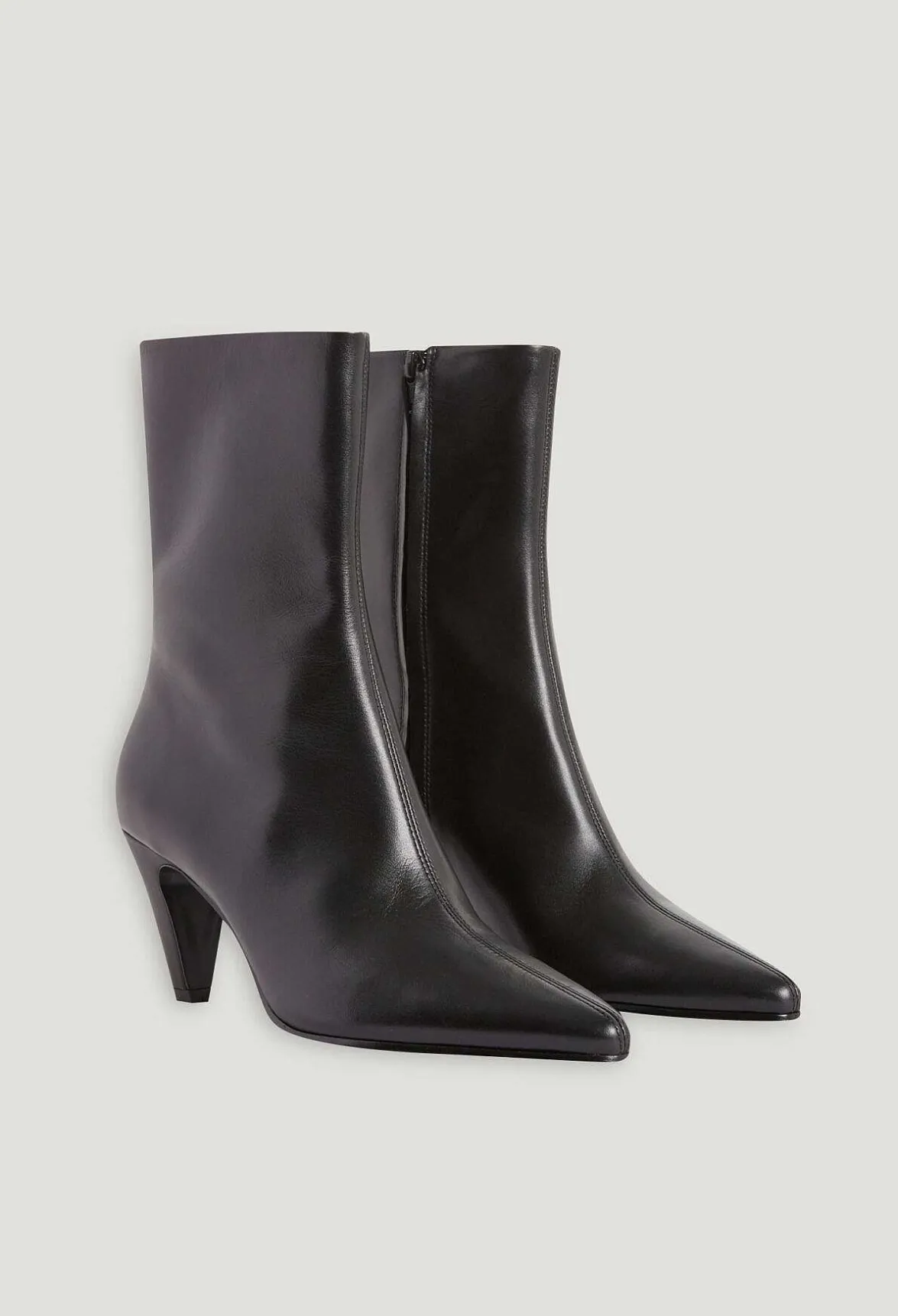 Bottines Cuir Noir^Claudie Pierlot New