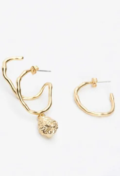 Boucles D'Oreilles Asymetriques^Claudie Pierlot Discount