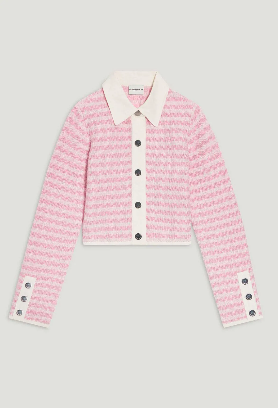 Cardigan En Maille Bicolore^Claudie Pierlot Discount