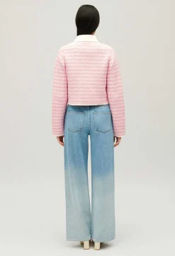 Cardigan En Maille Bicolore^Claudie Pierlot Discount