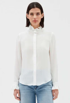 Chemise Col Victorien Ecrue^Claudie Pierlot Discount