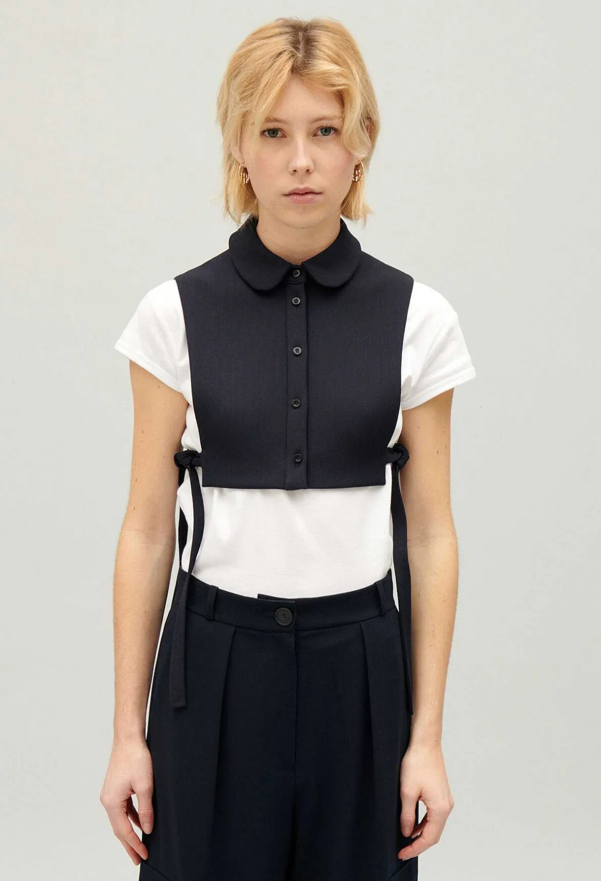 Col Amovible Maille Marine^Claudie Pierlot Outlet
