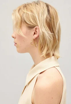 Creoles Coeurs Cp Laiton Dore^Claudie Pierlot Online