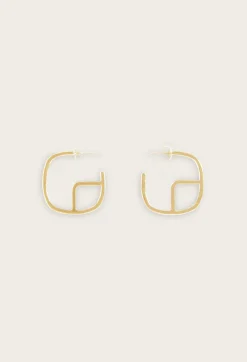Creoles Cp Laiton Dore^Claudie Pierlot Clearance
