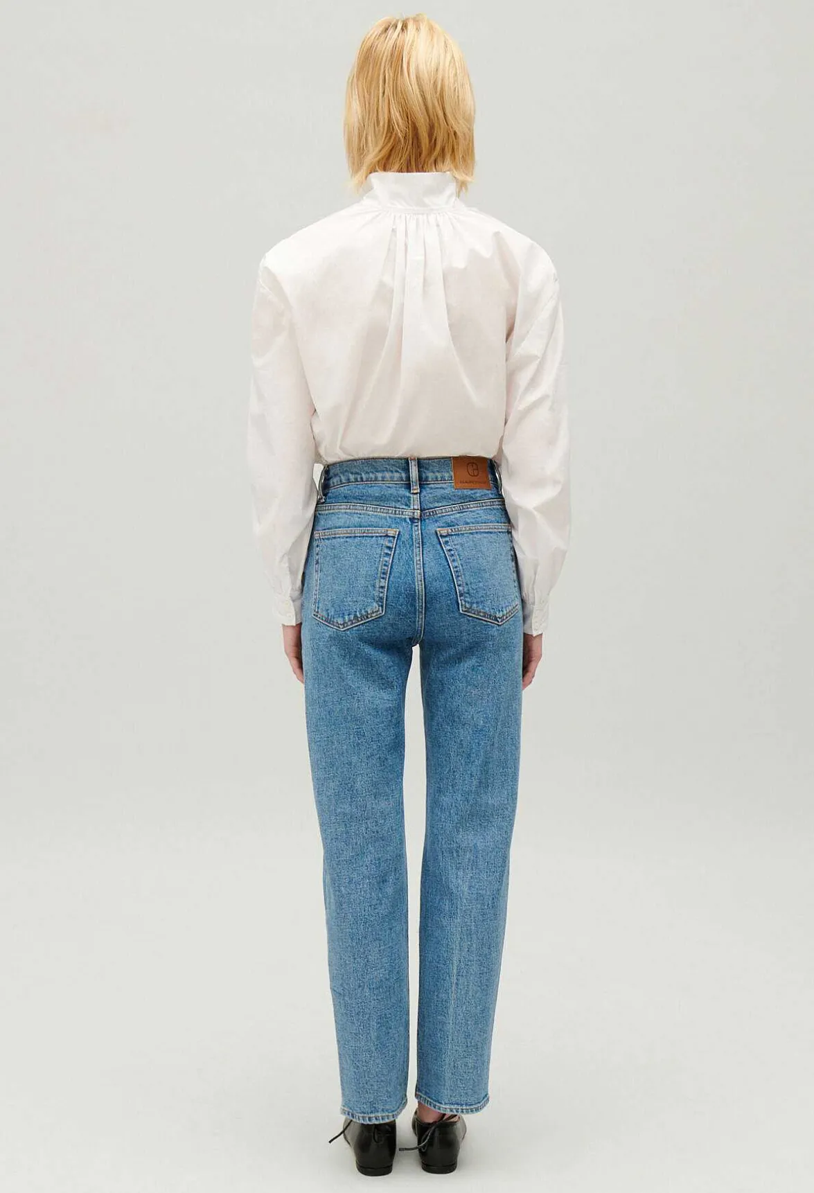 Jean Toto Slim Bleu Delave^Claudie Pierlot Cheap