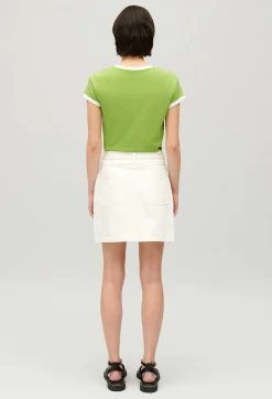 Jupe Courte Jean Ecrue^Claudie Pierlot Clearance