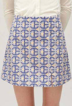 Jupe Courte Trapeze Monogramme^Claudie Pierlot New