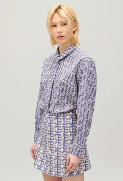 Jupe Courte Trapeze Monogramme^Claudie Pierlot New