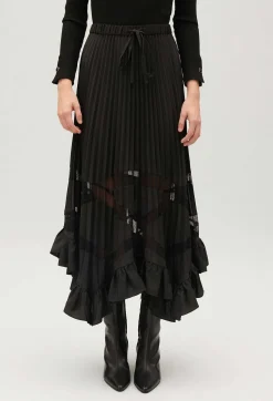 Jupe Longue Plissee Asymetrique^Claudie Pierlot Cheap
