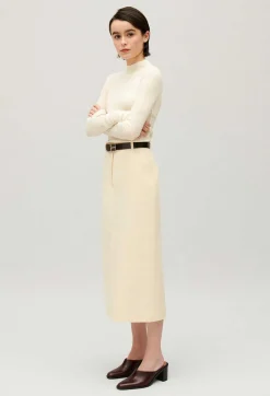 Jupe Midi Beige Clair^Claudie Pierlot Cheap