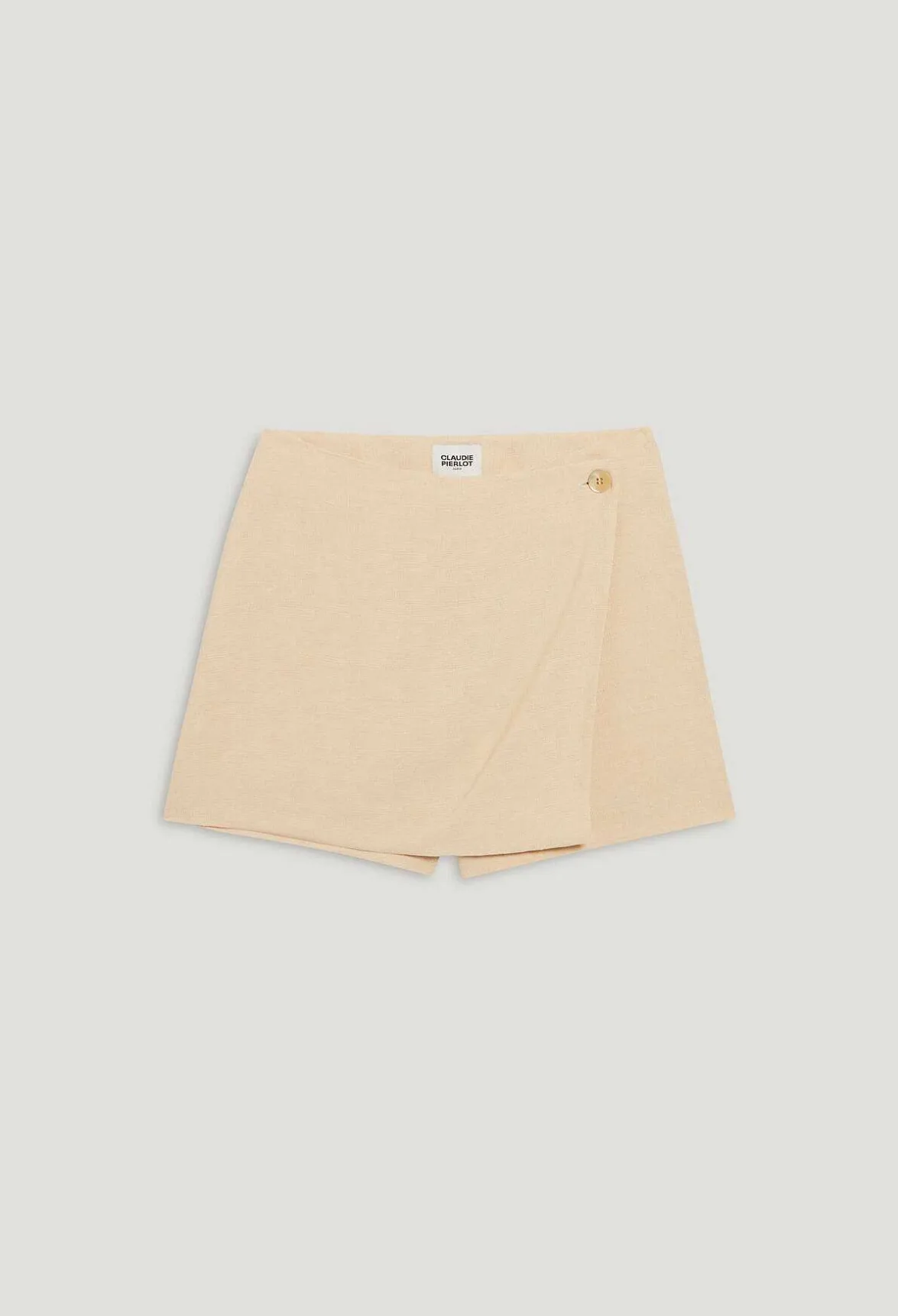 Jupe Short Portefeuille Beige^Claudie Pierlot Flash Sale