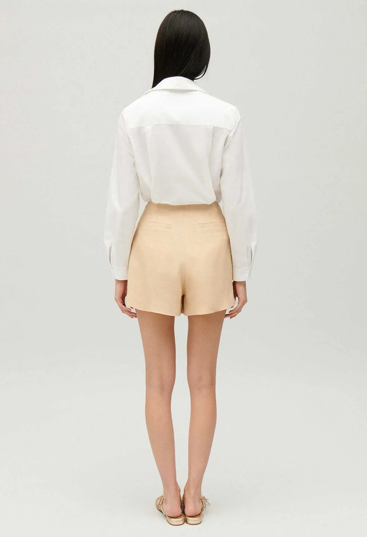 Jupe Short Portefeuille Beige^Claudie Pierlot Flash Sale