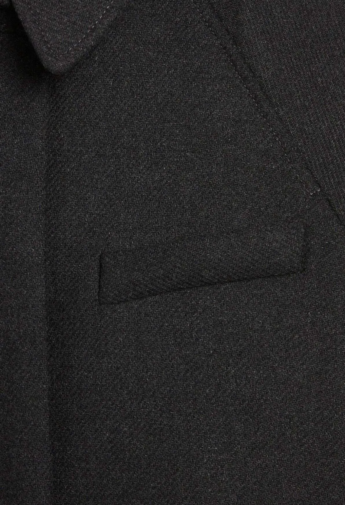Manteau Mi-Long Laine Gris Chine^Claudie Pierlot Sale