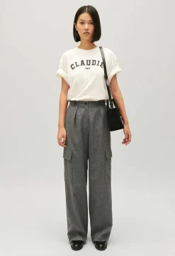 Pantalon Cargo Gris Clair^Claudie Pierlot Best Sale