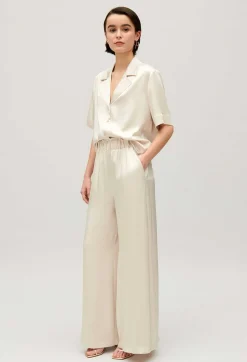 Pantalon Large Taille Smockee^Claudie Pierlot Fashion