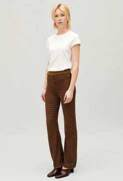 Pantalon Rayures Marron^Claudie Pierlot New