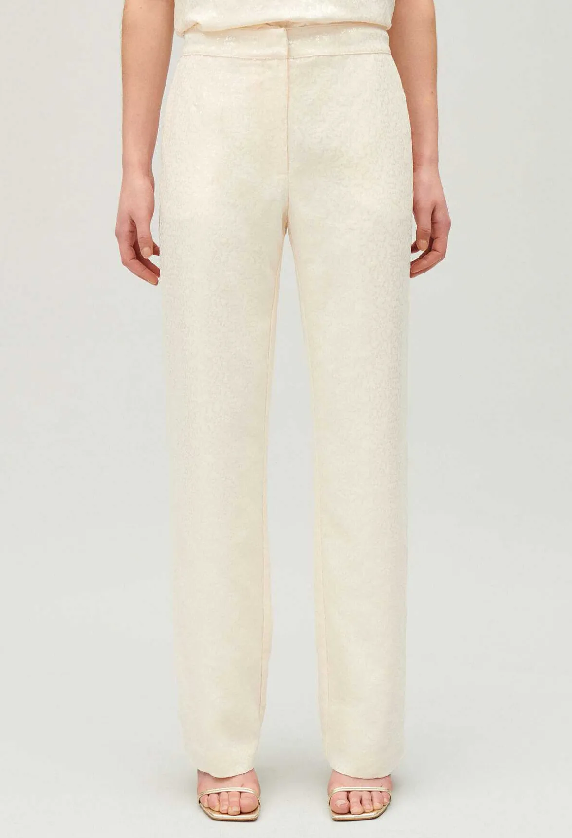 Pantalon Sequins Ecru^Claudie Pierlot Outlet