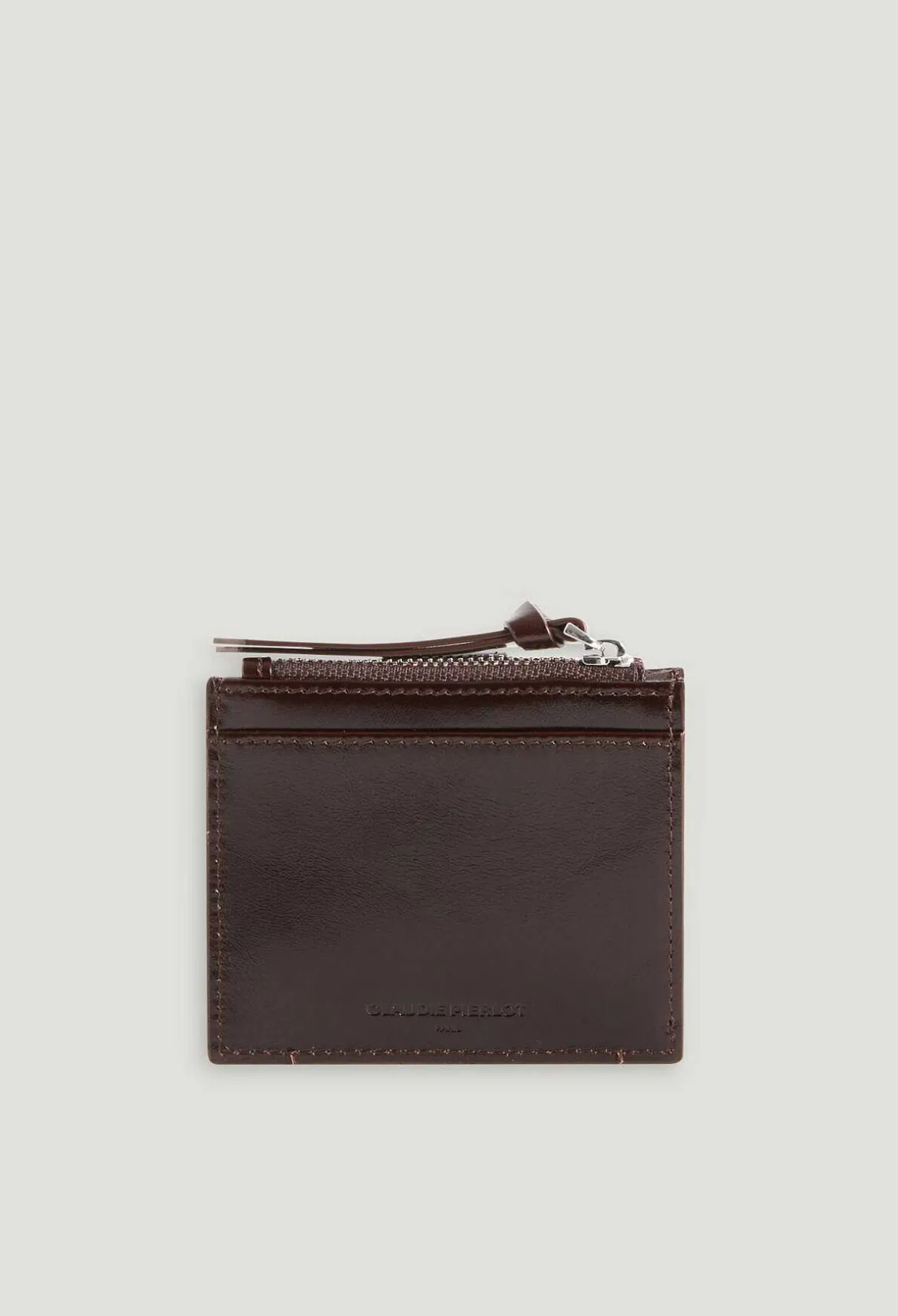 Porte-Cartes Alix Cuir Marron^Claudie Pierlot Cheap