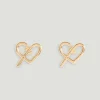 Puces Coeurs Cp Laiton Dore^Claudie Pierlot Fashion