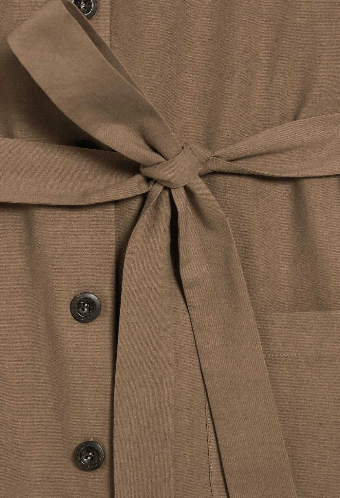 Robe Courte Boutonnee Marron^Claudie Pierlot Discount