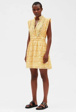 Robe Courte En Coton Brode^Claudie Pierlot Cheap