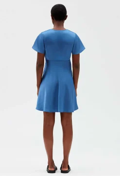 Robe Courte Fluide Bleue^Claudie Pierlot Outlet
