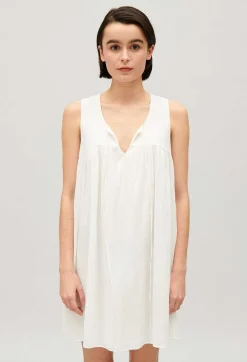 Robe Courte Froncee Ecrue^Claudie Pierlot Best