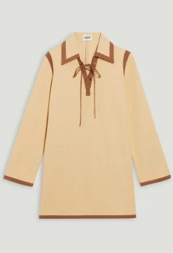 Robe Courte Lacee Beige^Claudie Pierlot Clearance