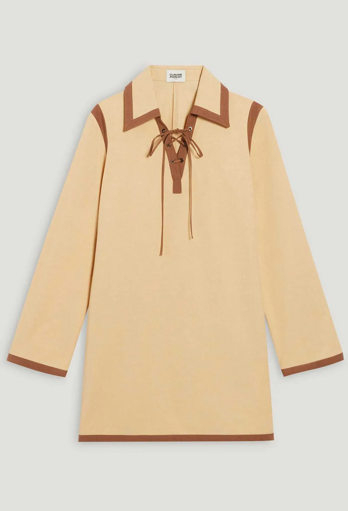 Robe Courte Lacee Beige^Claudie Pierlot Clearance