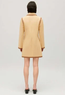 Robe Courte Lacee Beige^Claudie Pierlot Clearance