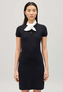 Robe Courte Maille Marine^Claudie Pierlot Store