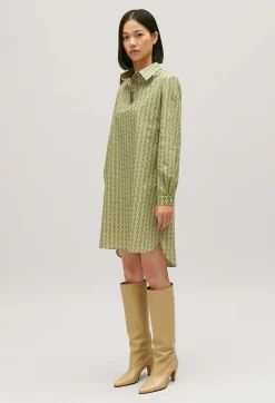 Robe Courte Monogramme Verte^Claudie Pierlot Outlet