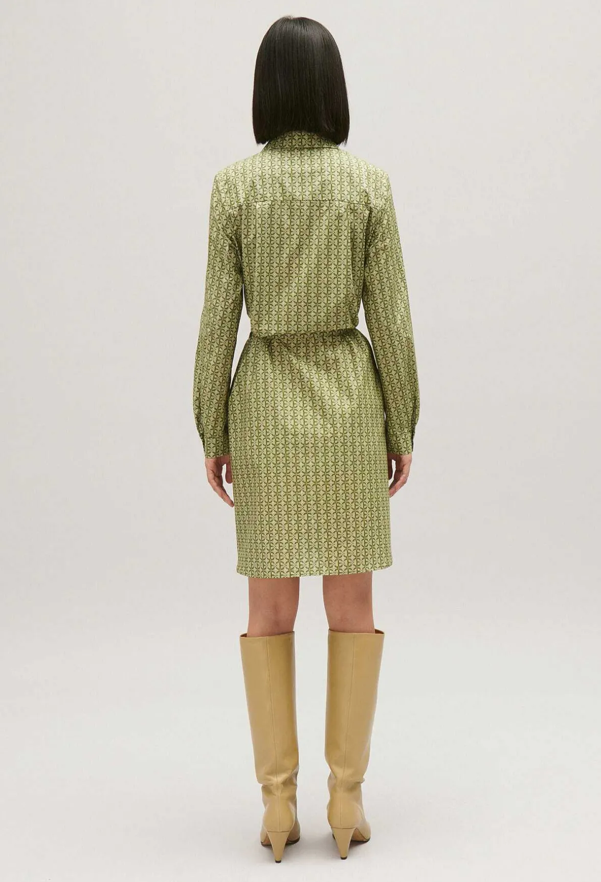 Robe Courte Monogramme Verte^Claudie Pierlot Outlet
