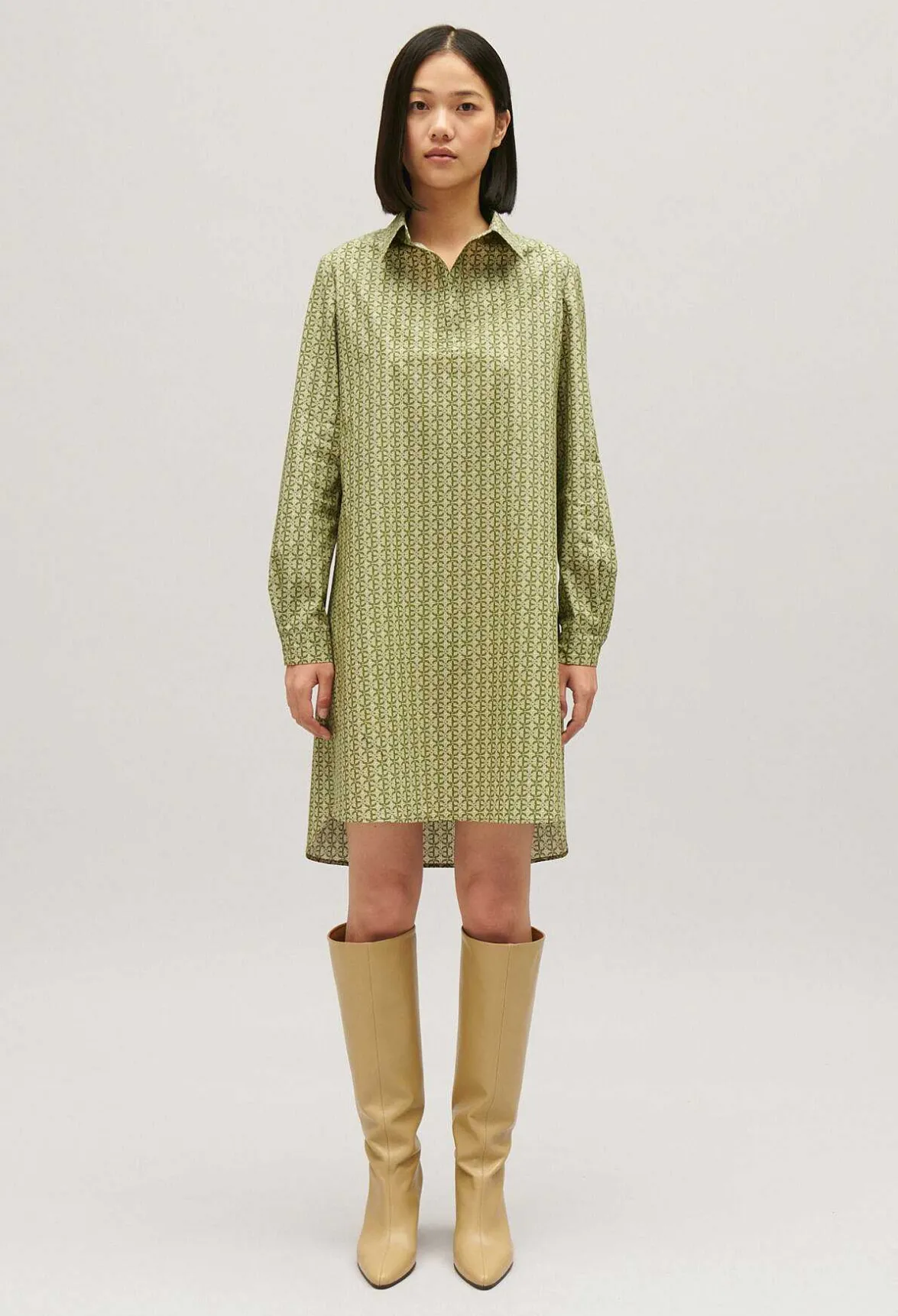 Robe Courte Monogramme Verte^Claudie Pierlot Outlet