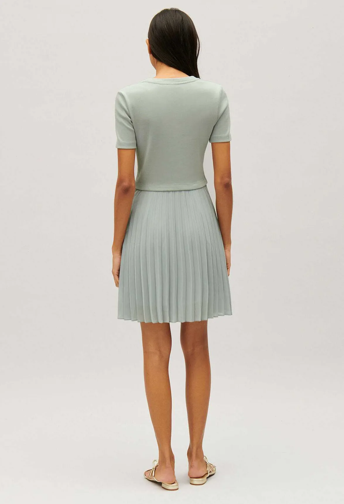 Robe Courte Plissee Amande^Claudie Pierlot Online