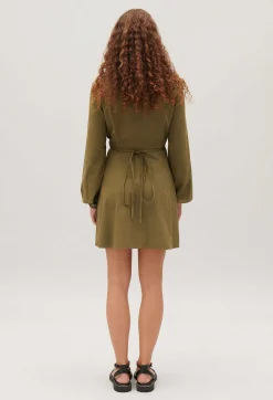Robe Courte Portefeuille Col Mao^Claudie Pierlot Clearance