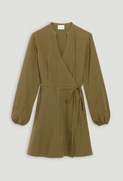 Robe Courte Portefeuille Col Mao^Claudie Pierlot Clearance