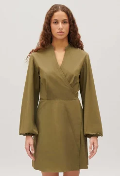 Robe Courte Portefeuille Col Mao^Claudie Pierlot Clearance