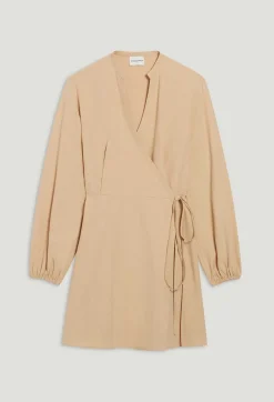 Robe Courte Portefeuille Col Mao^Claudie Pierlot Shop