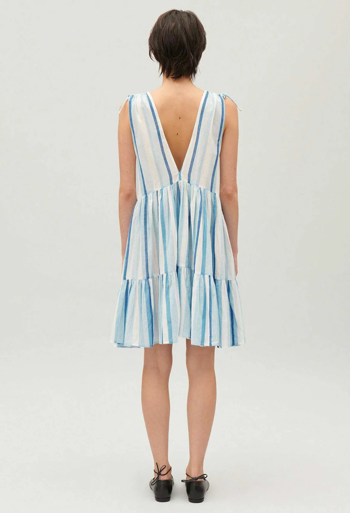 Robe Courte Rayures Bleue^Claudie Pierlot New