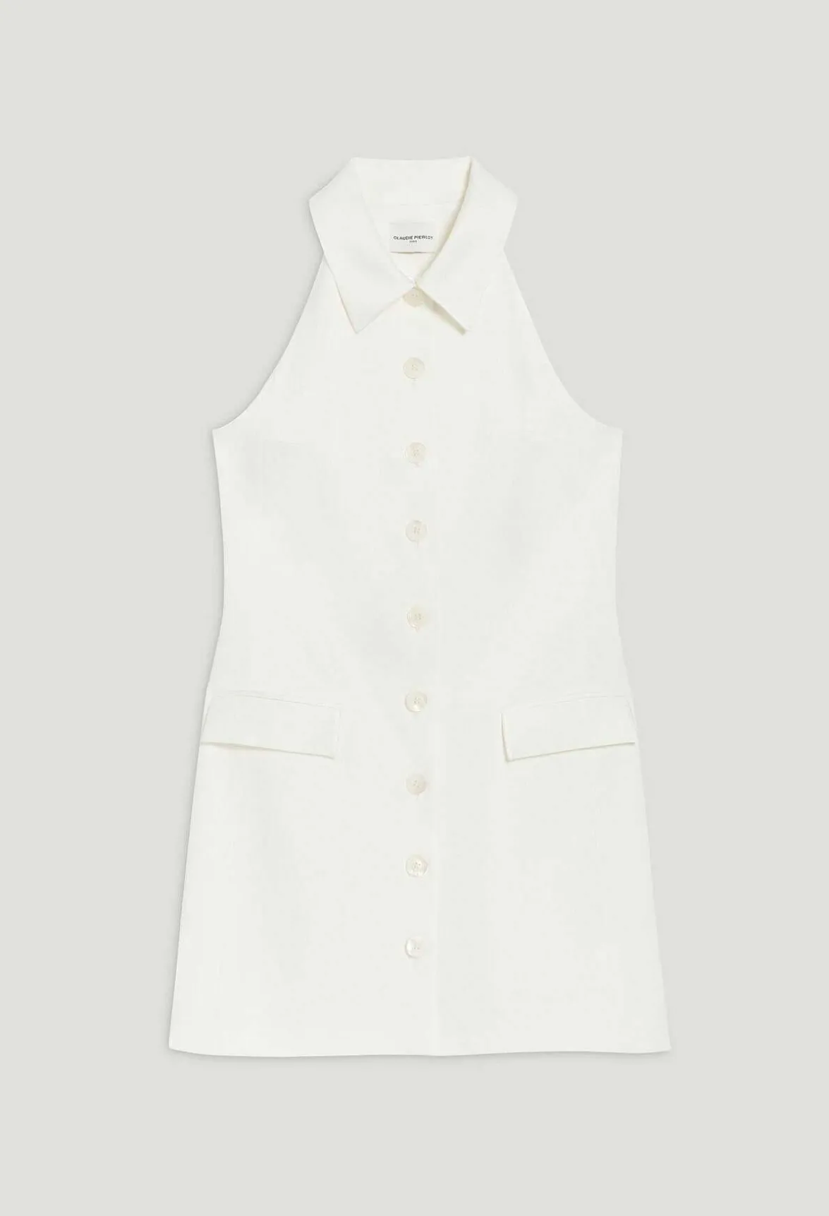 Robe Courte Satinee Ecrue^Claudie Pierlot Clearance