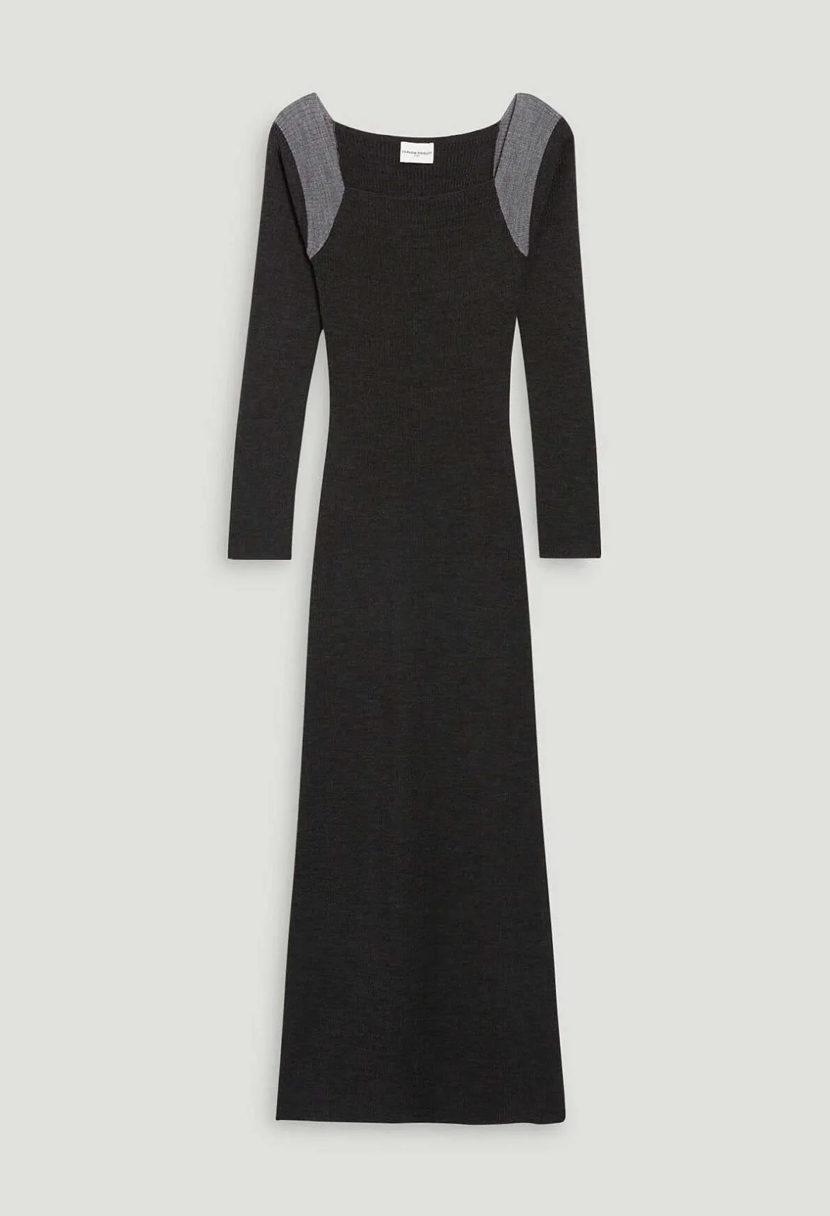Robe Longue Maille Gris Chine^Claudie Pierlot Flash Sale