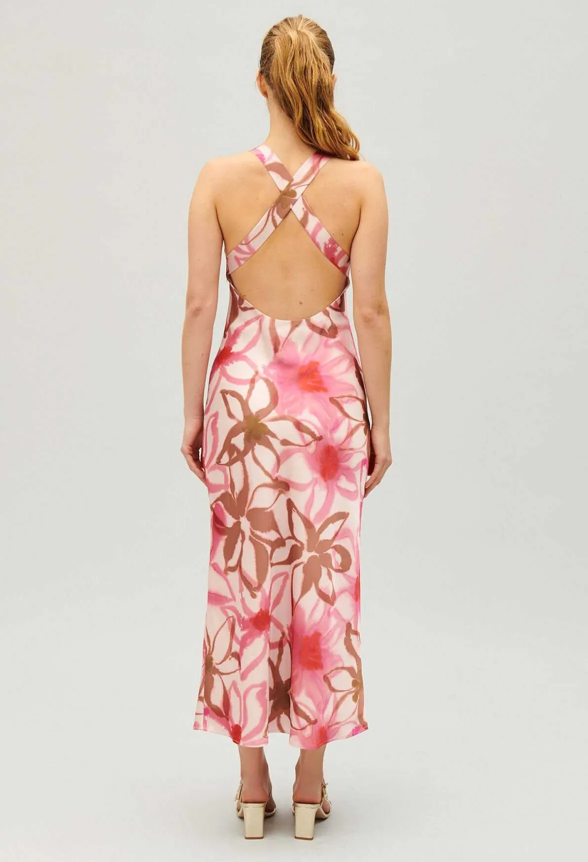 Robe Longue Satinee Imprimee^Claudie Pierlot Outlet