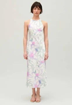 Robe Longue Satinee Imprimee^Claudie Pierlot Clearance