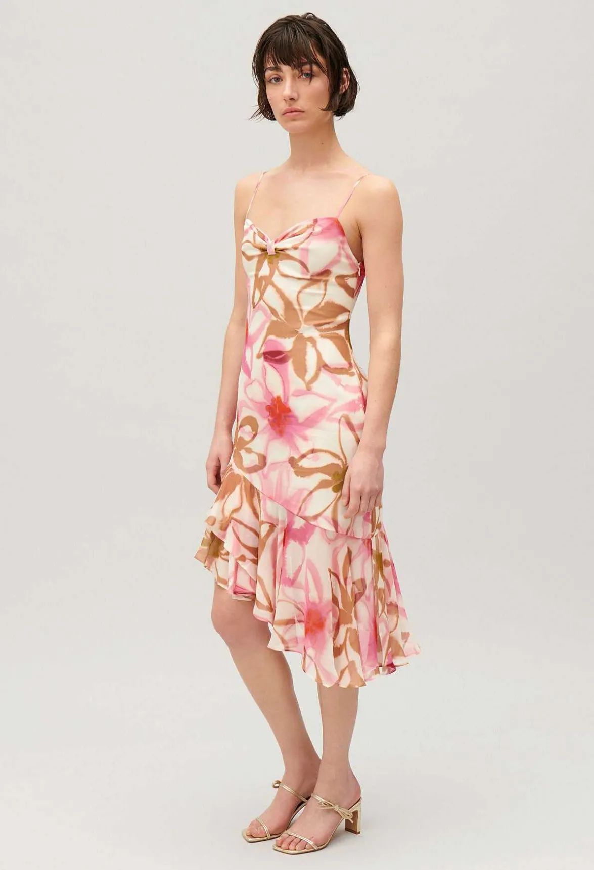 Robe Midi Imprimee Soie^Claudie Pierlot Hot