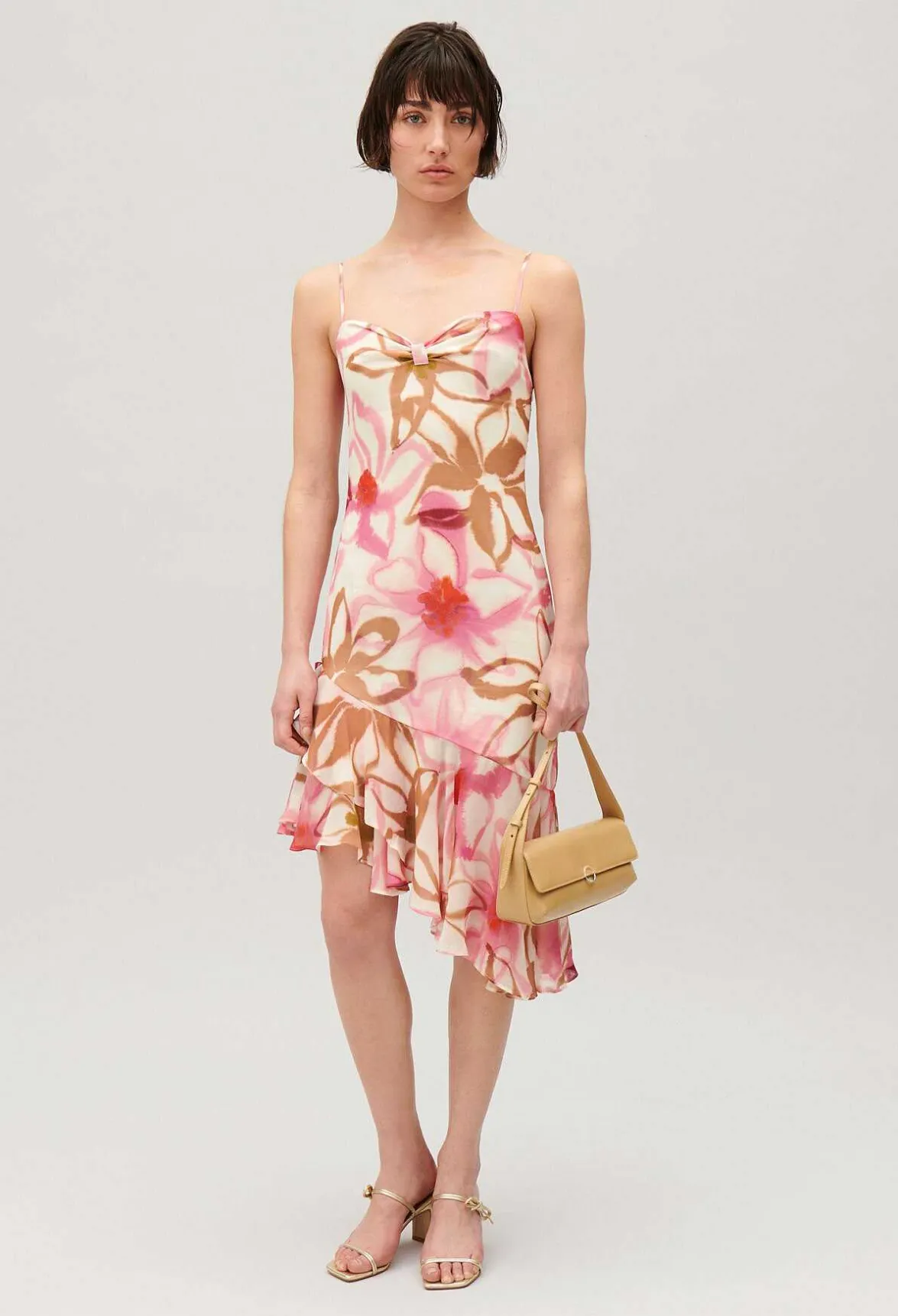 Robe Midi Imprimee Soie^Claudie Pierlot Hot